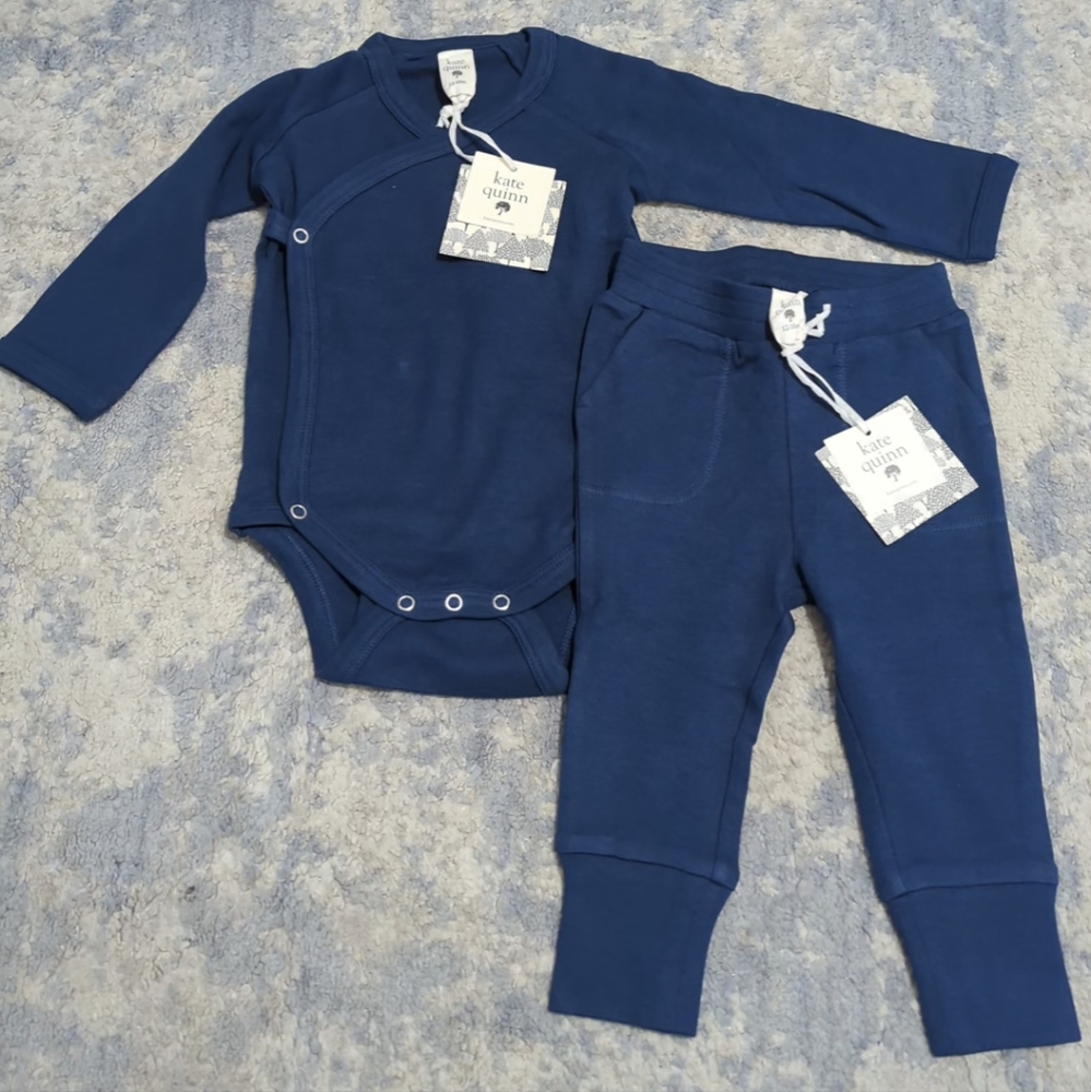 Kate Quinn Navy Bodysuit and Pants Set